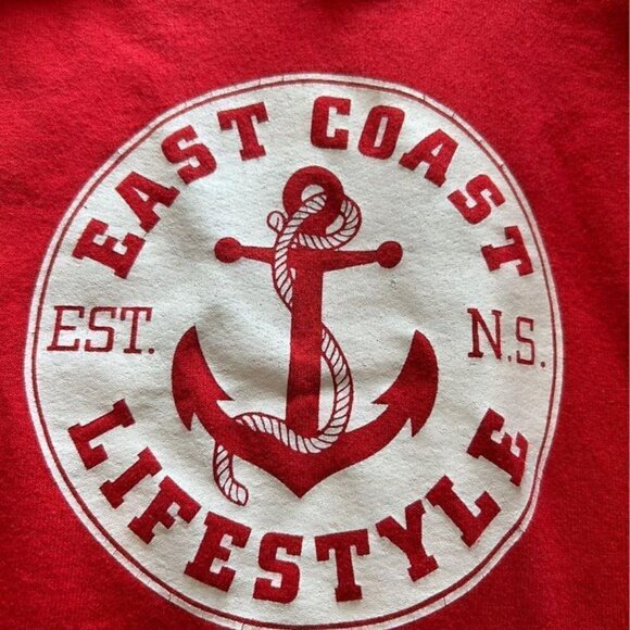 EASTCOAST lifestyle red hoodie. Youth size small. Excellent condition. - Picture 2 of 6